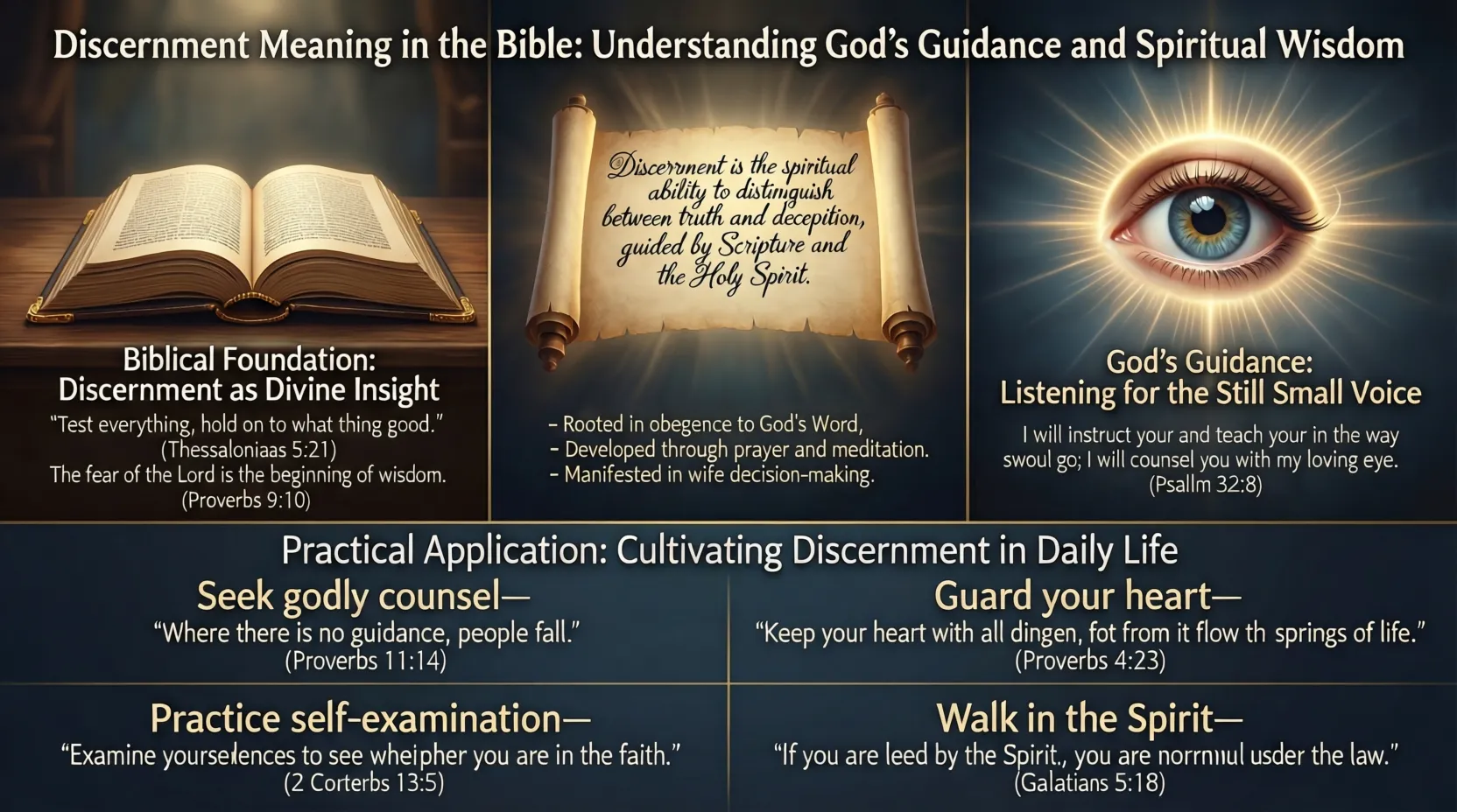 Discernment Meaning in the Bible