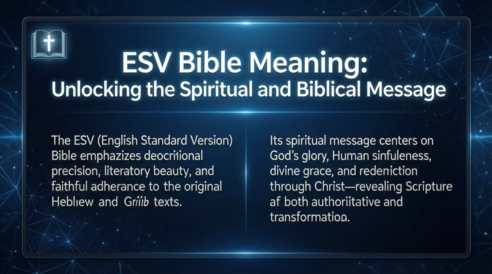 ESV Bible Meaning