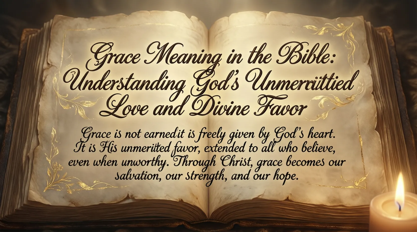 Grace Meaning in the Bible