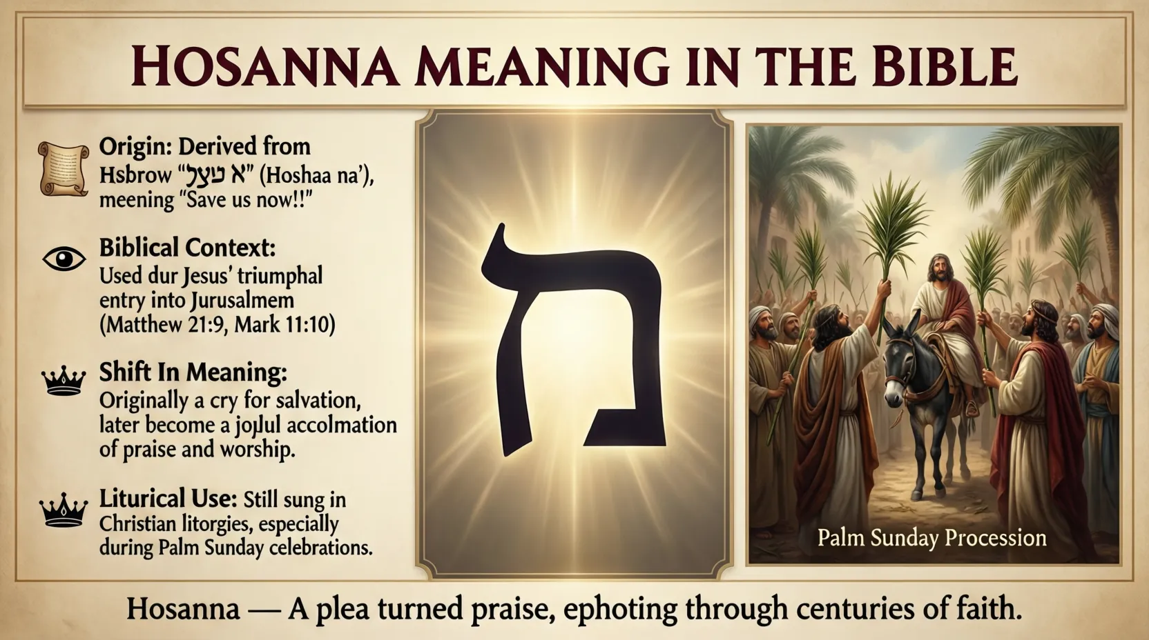 Hosanna Meaning in the Bible