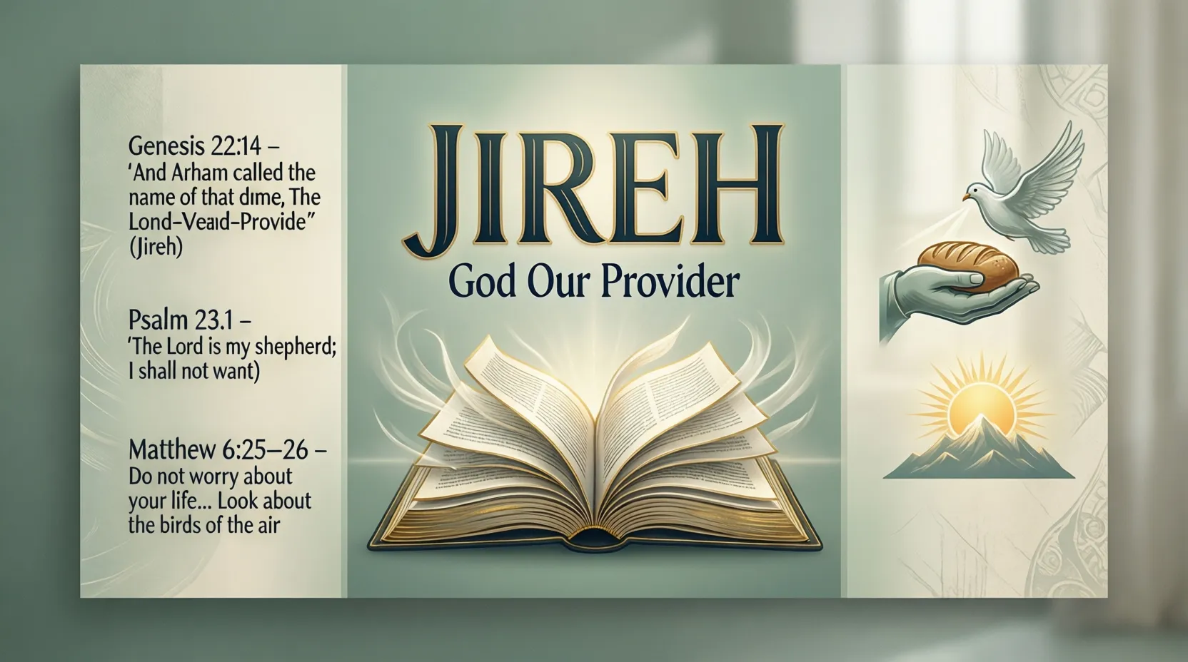 Jireh Meaning in the Bible