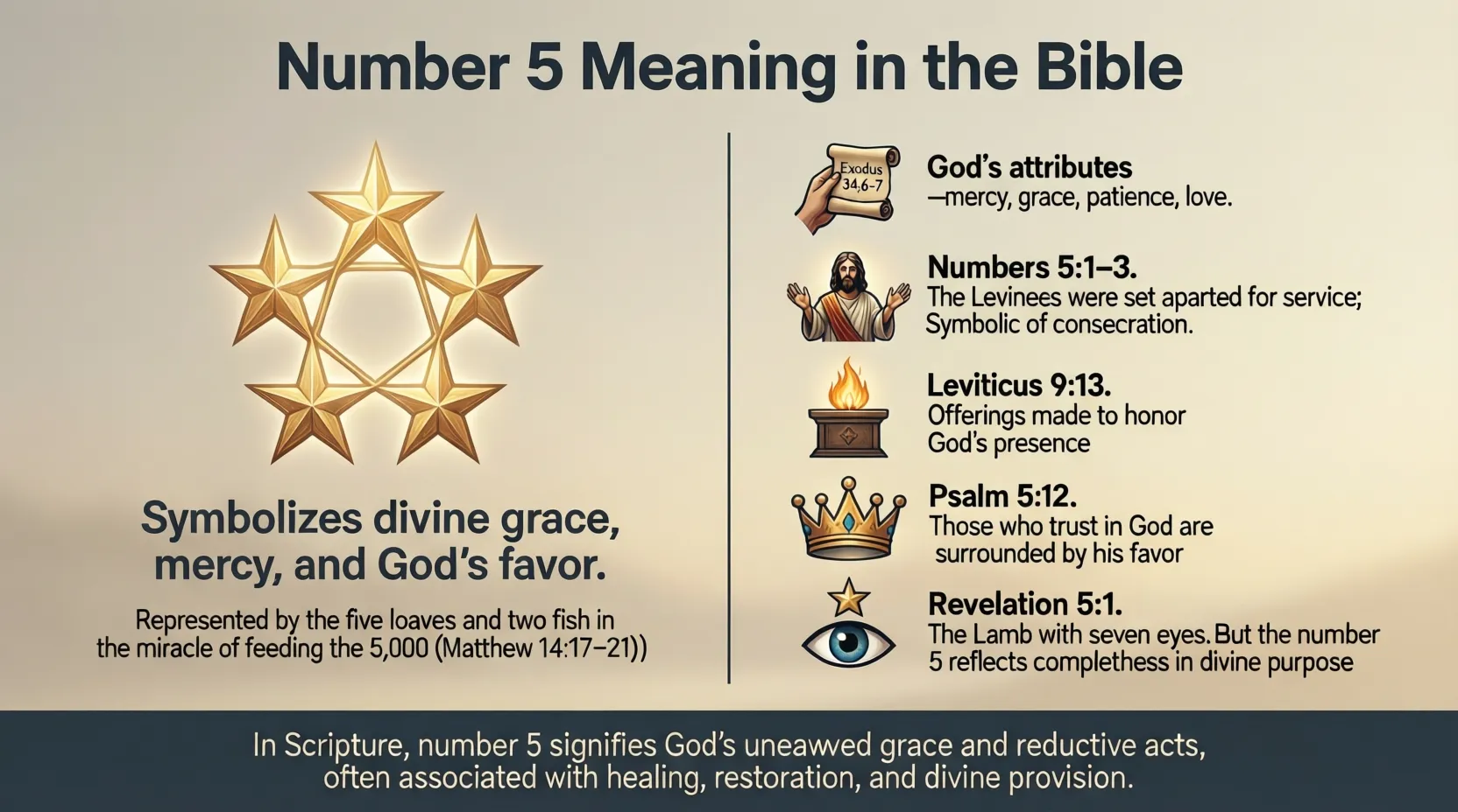 Number 5 Meaning in the Bible