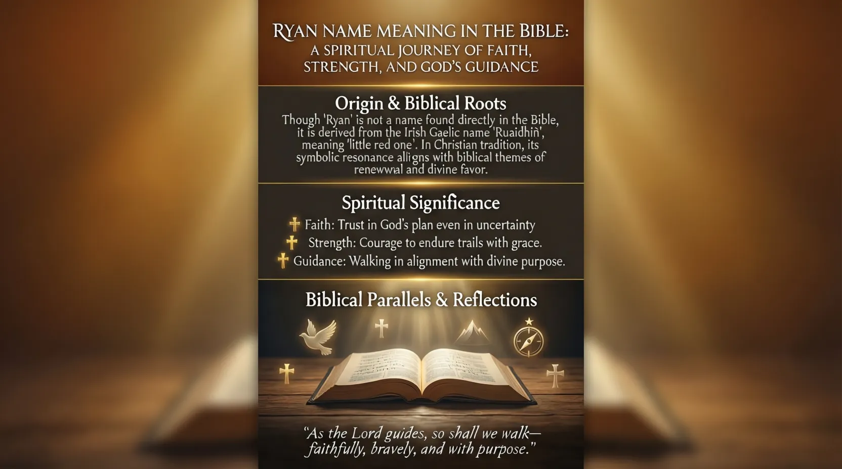 Ryan Name Meaning in the Bible