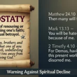 Apostasy Meaning in the Bible