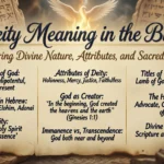 Deity Meaning in the Bible