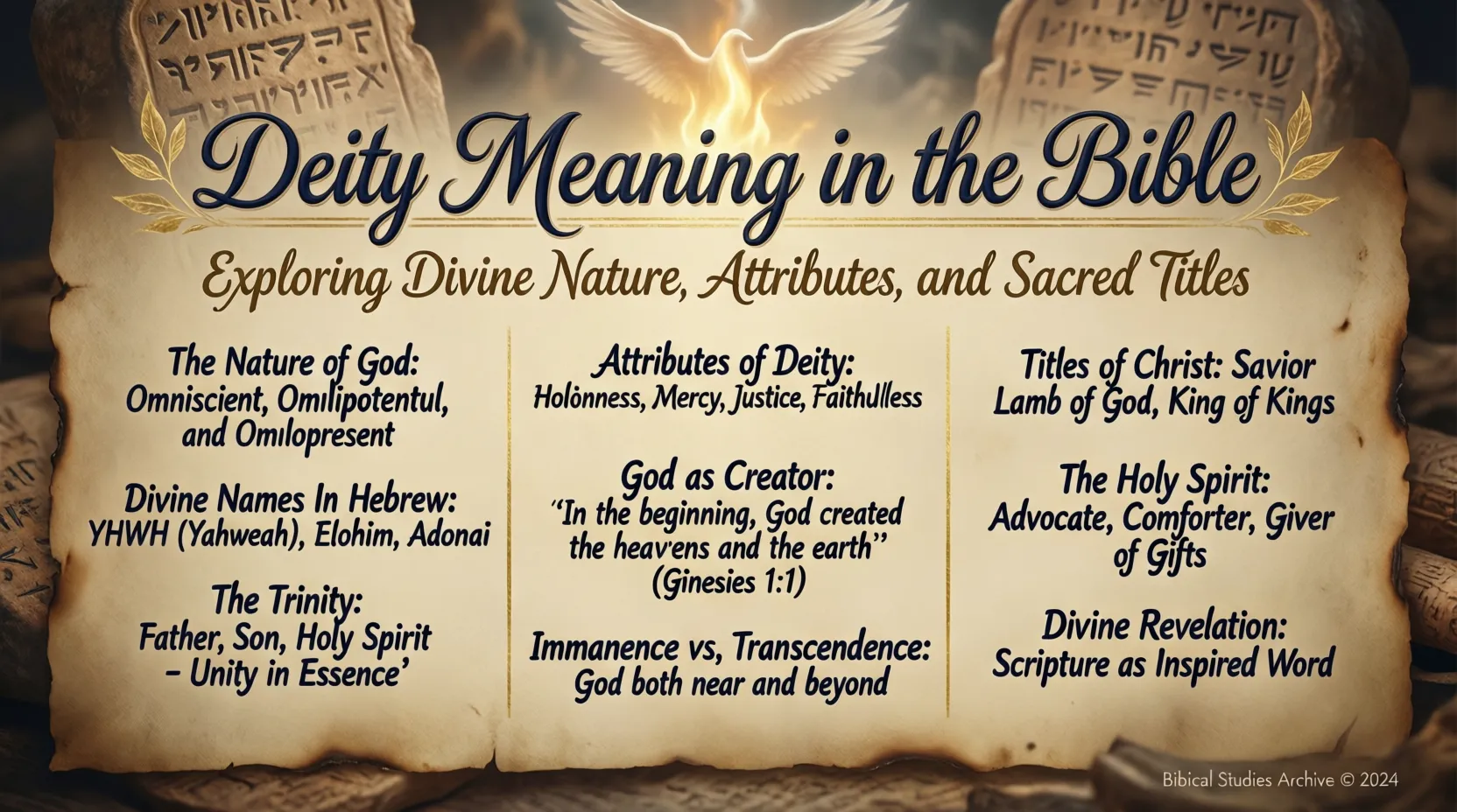 Deity Meaning in the Bible