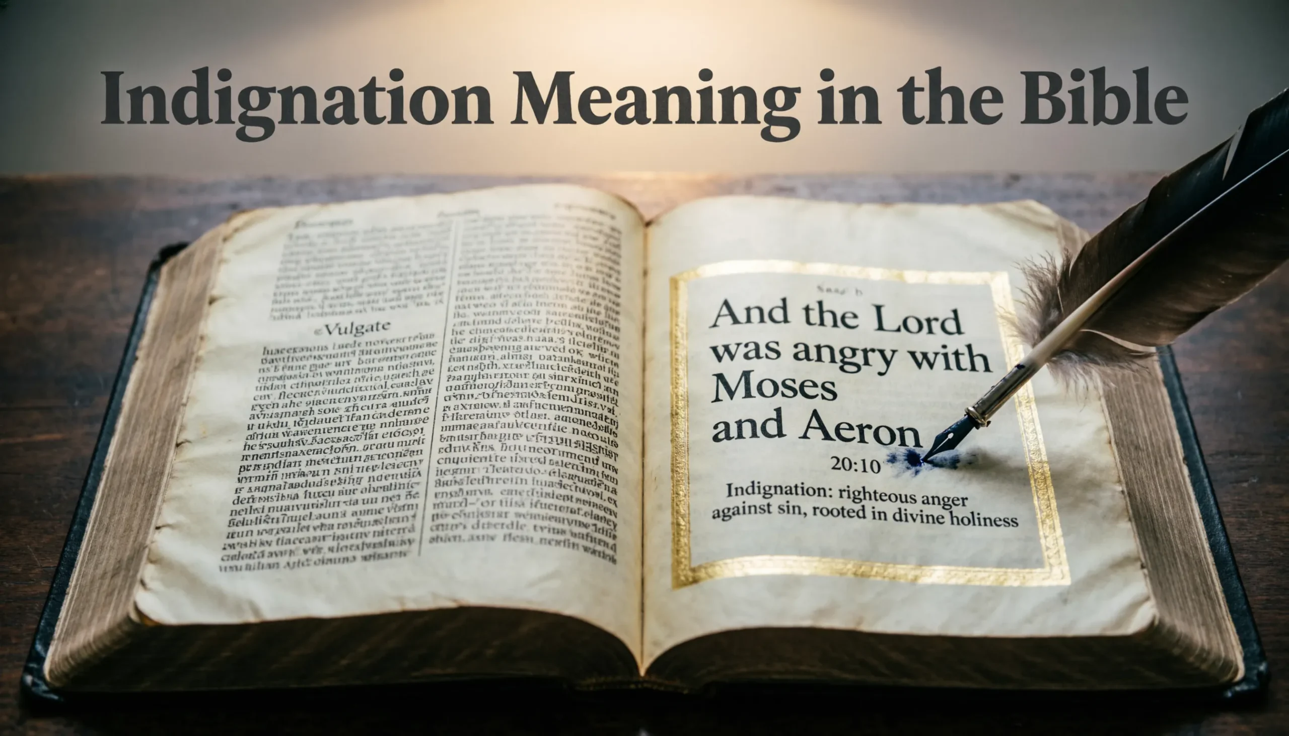 Indignation Meaning in the Bible