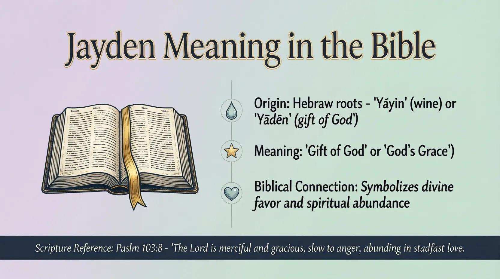 Jayden Meaning in the Bible