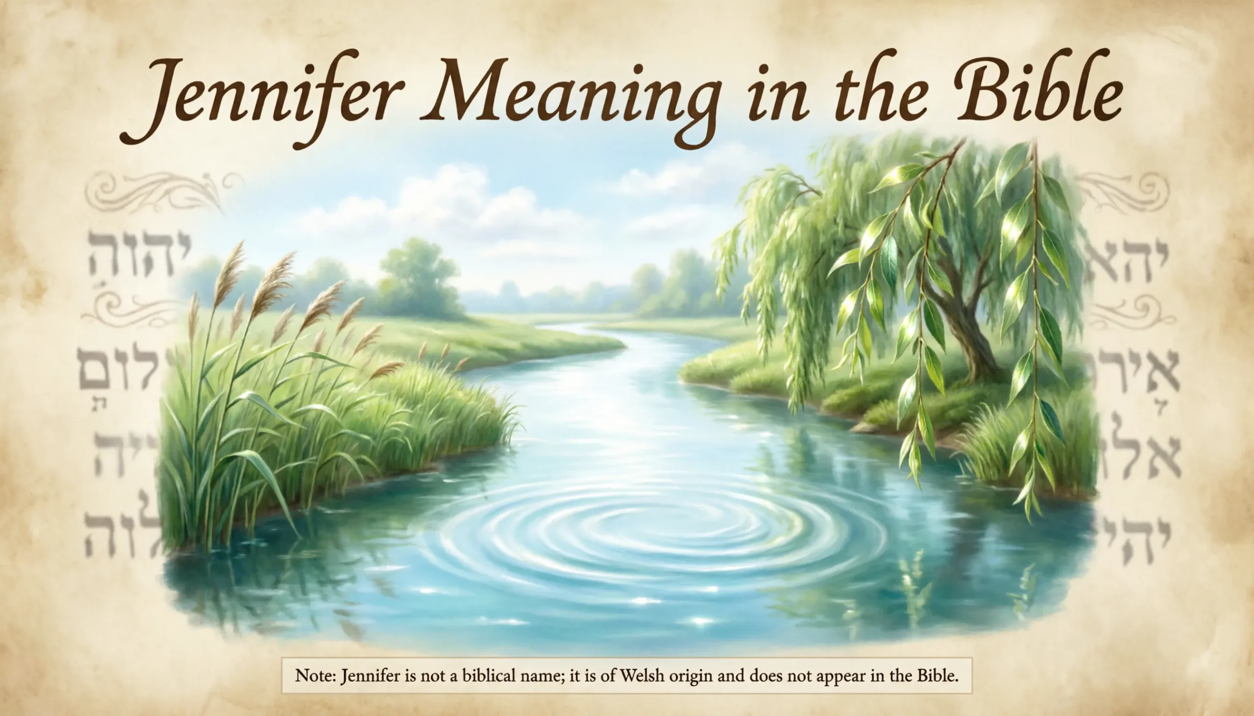 Jennifer Meaning in the Bible