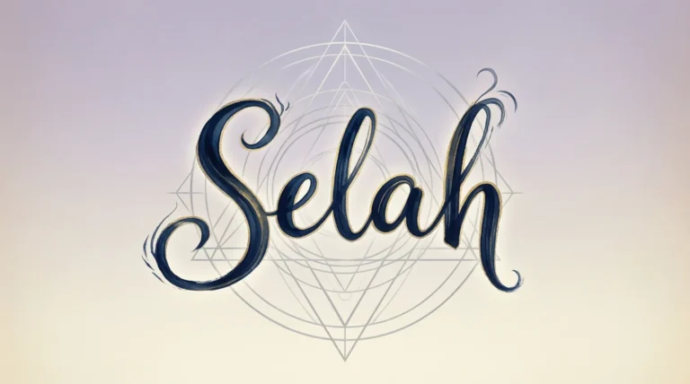 Selah Bible Meaning