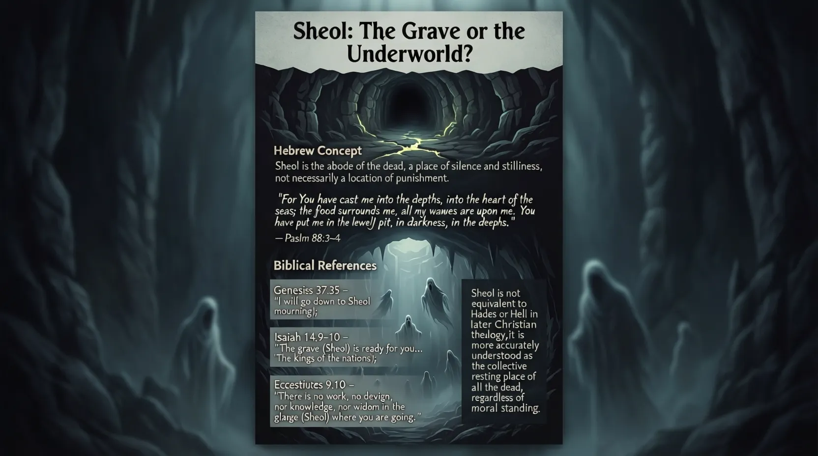 Sheol Meaning in the Bible