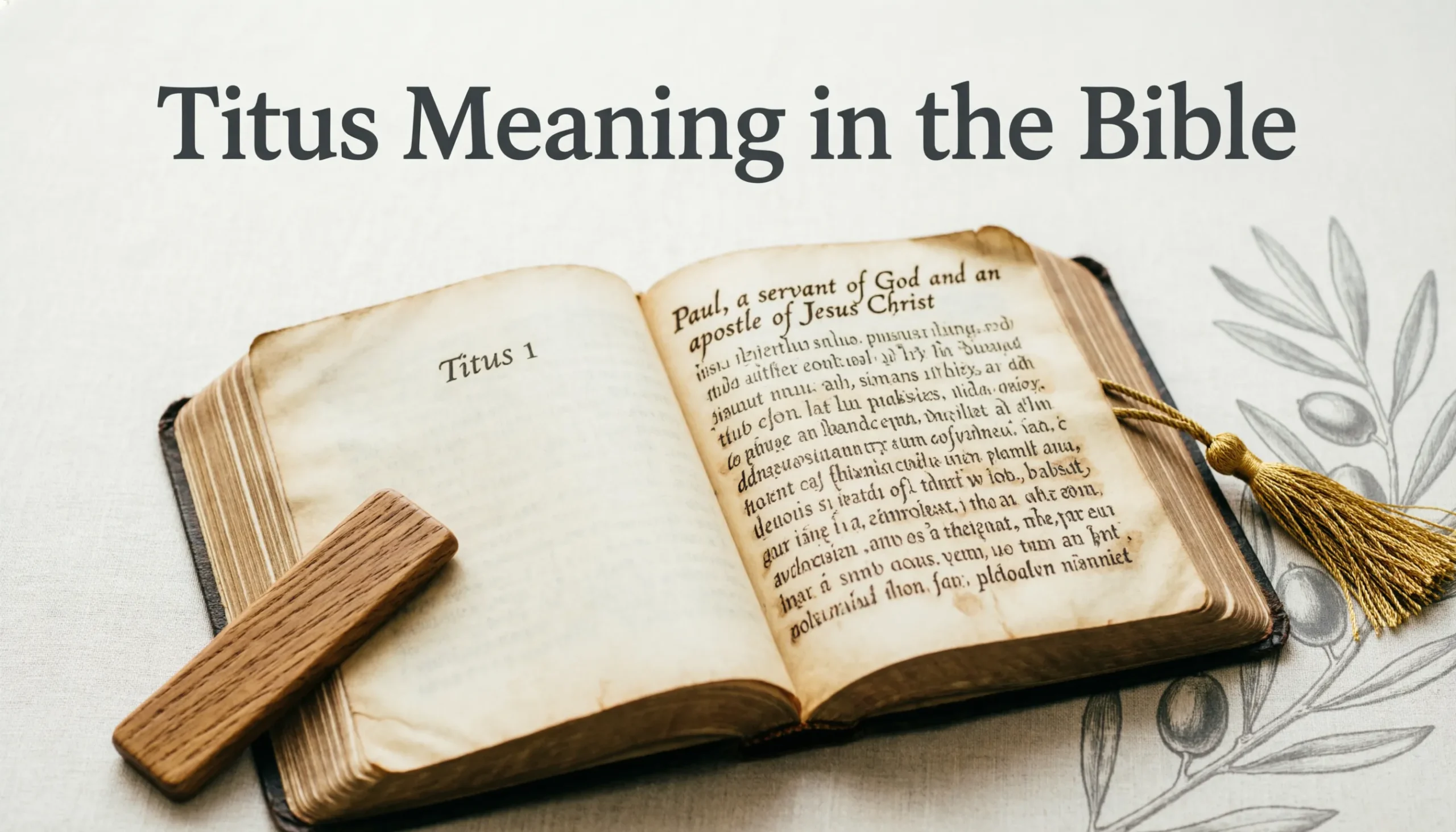 Titus Meaning in the Bible