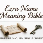 Ezra Name Meaning Bible