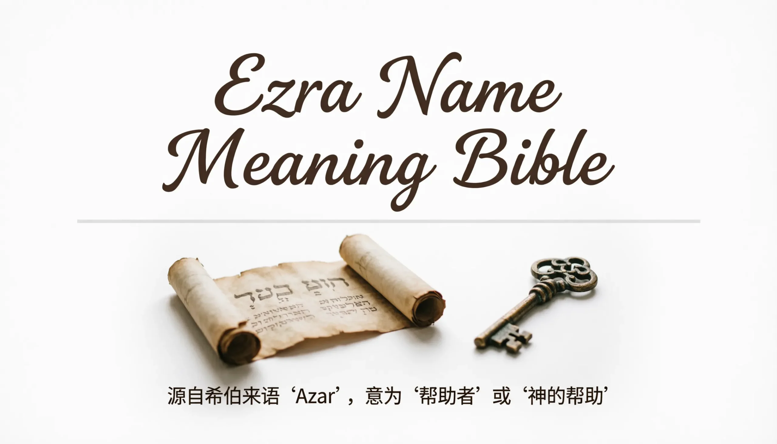 Ezra Name Meaning Bible