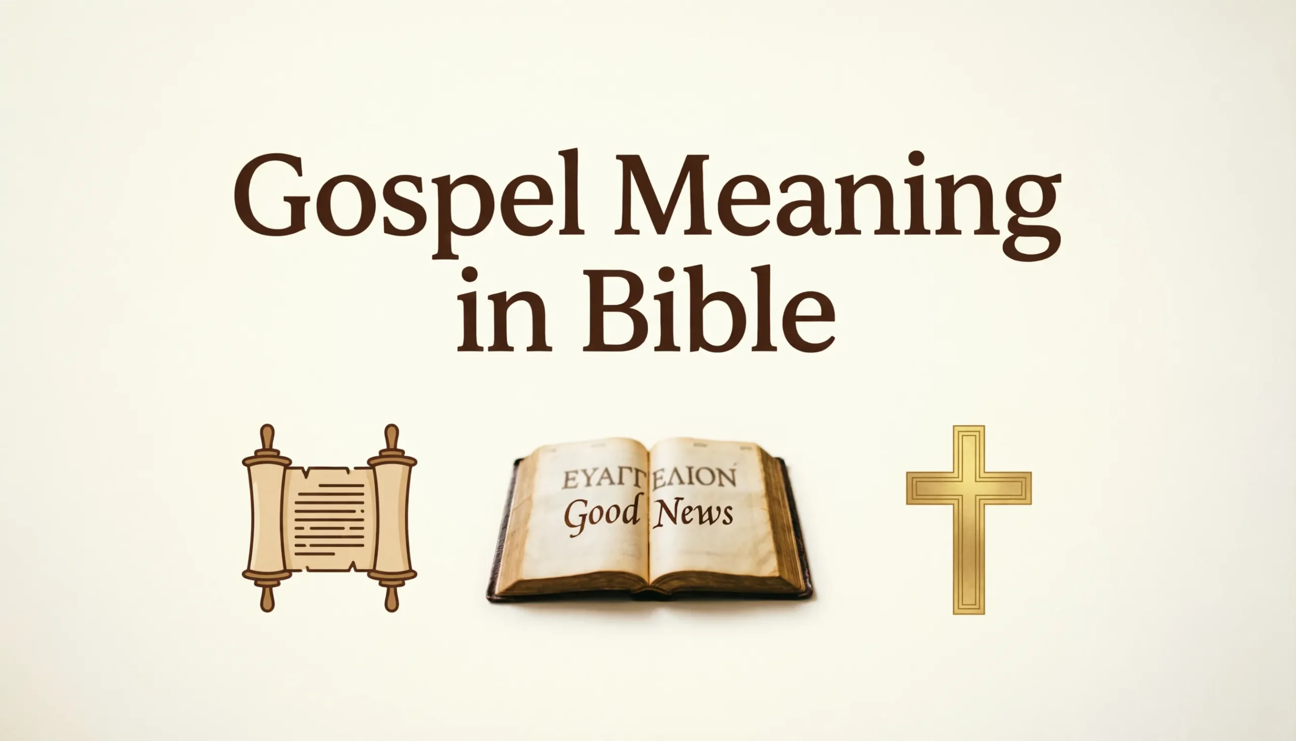 Gospel Meaning in Bible