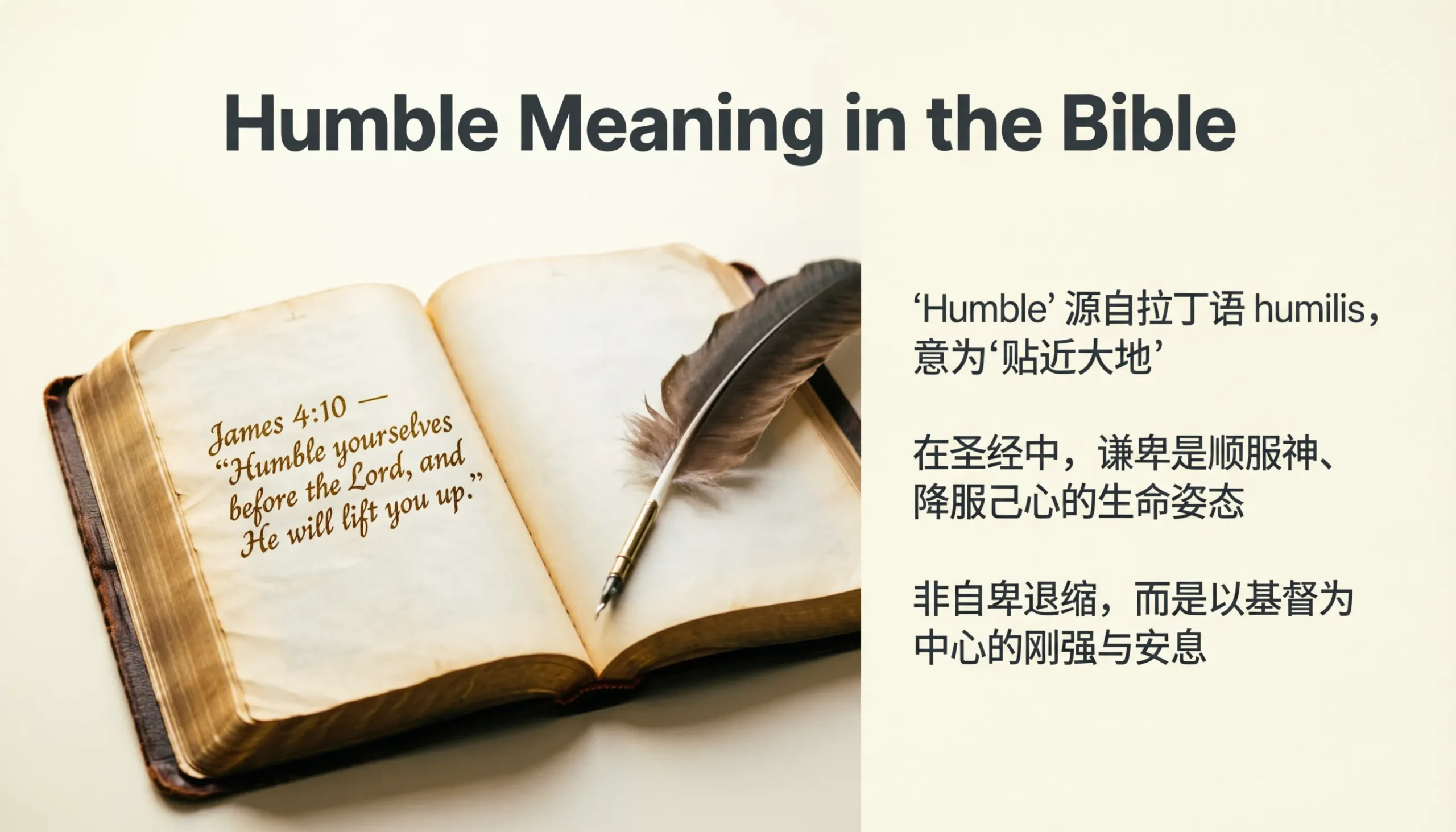 Humble Meaning in the Bible