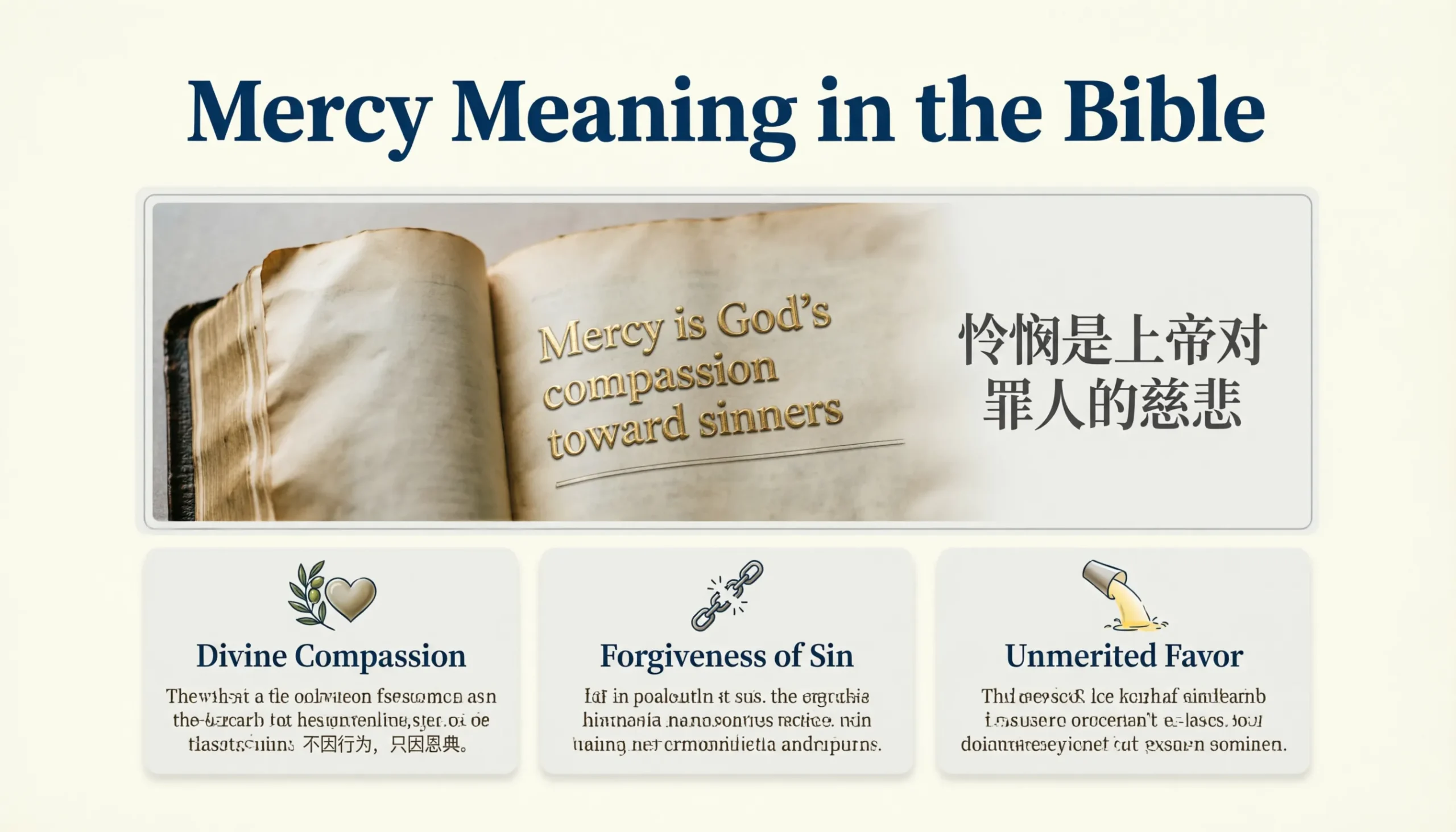 Mercy Meaning in the Bible
