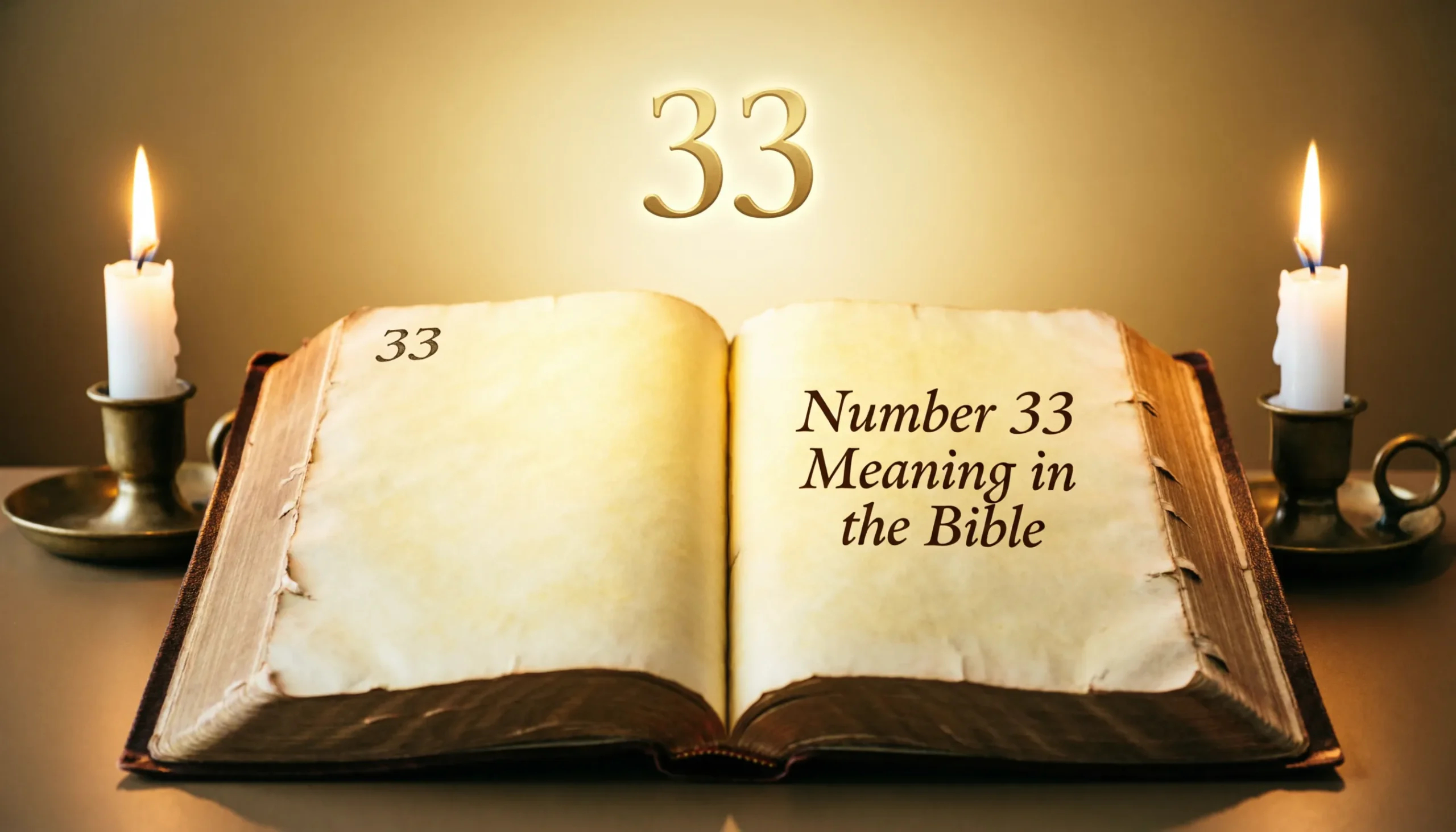 Number 33 Meaning Bible