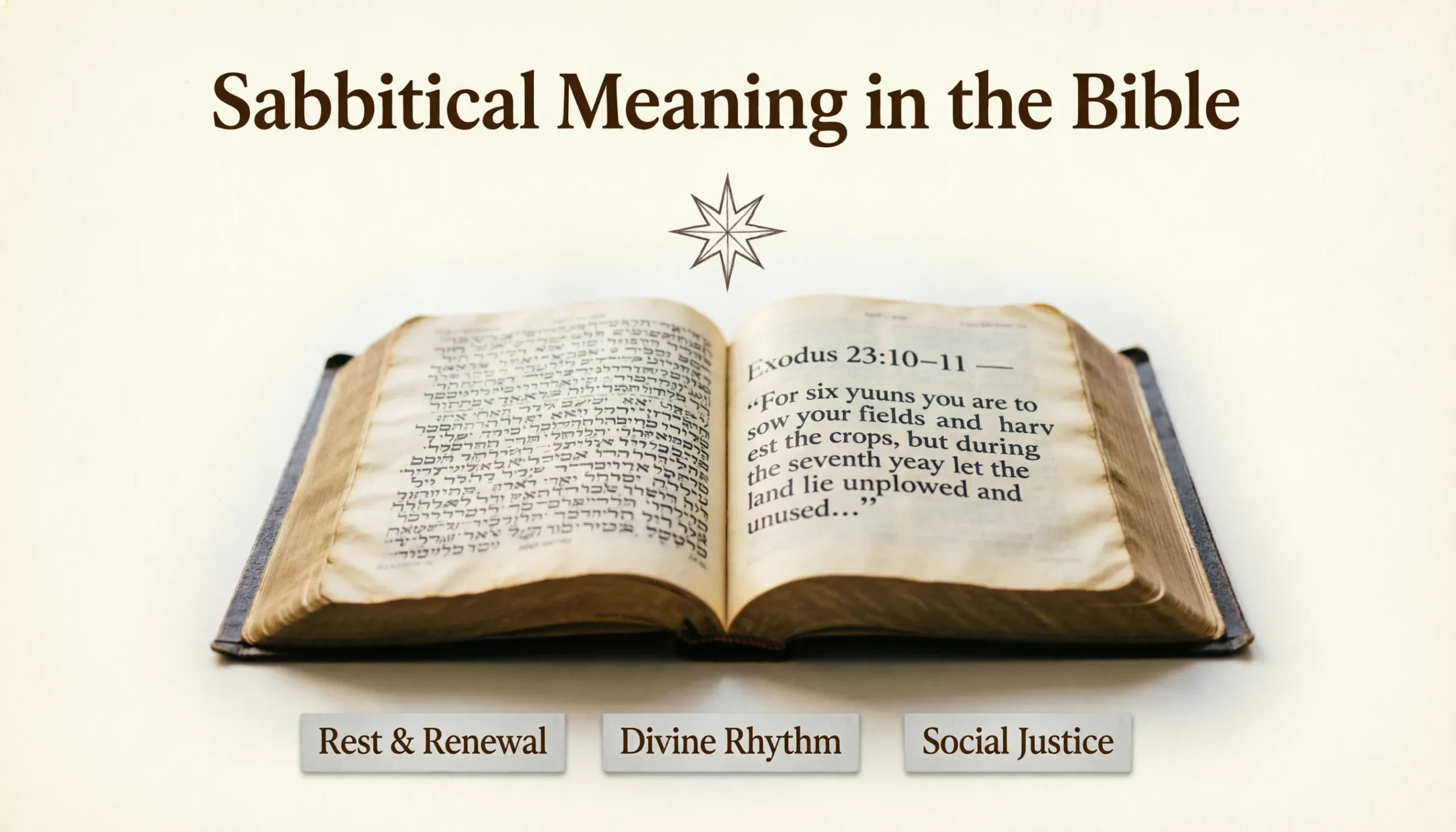 Sabbatical Meaning in the Bible