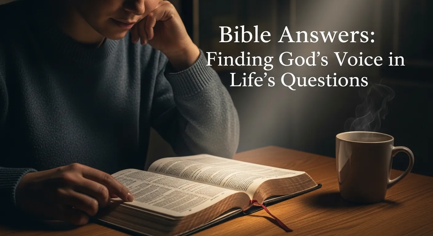 Bible Answers Meaning in the Bible