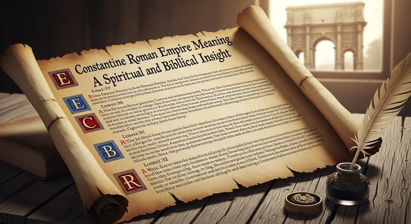 Constantine Roman Empire Meaning in the Bible