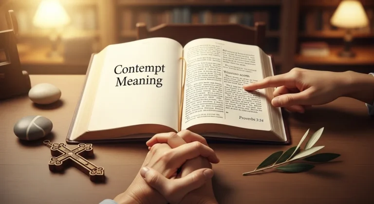 Contempt Meaning in the Bible