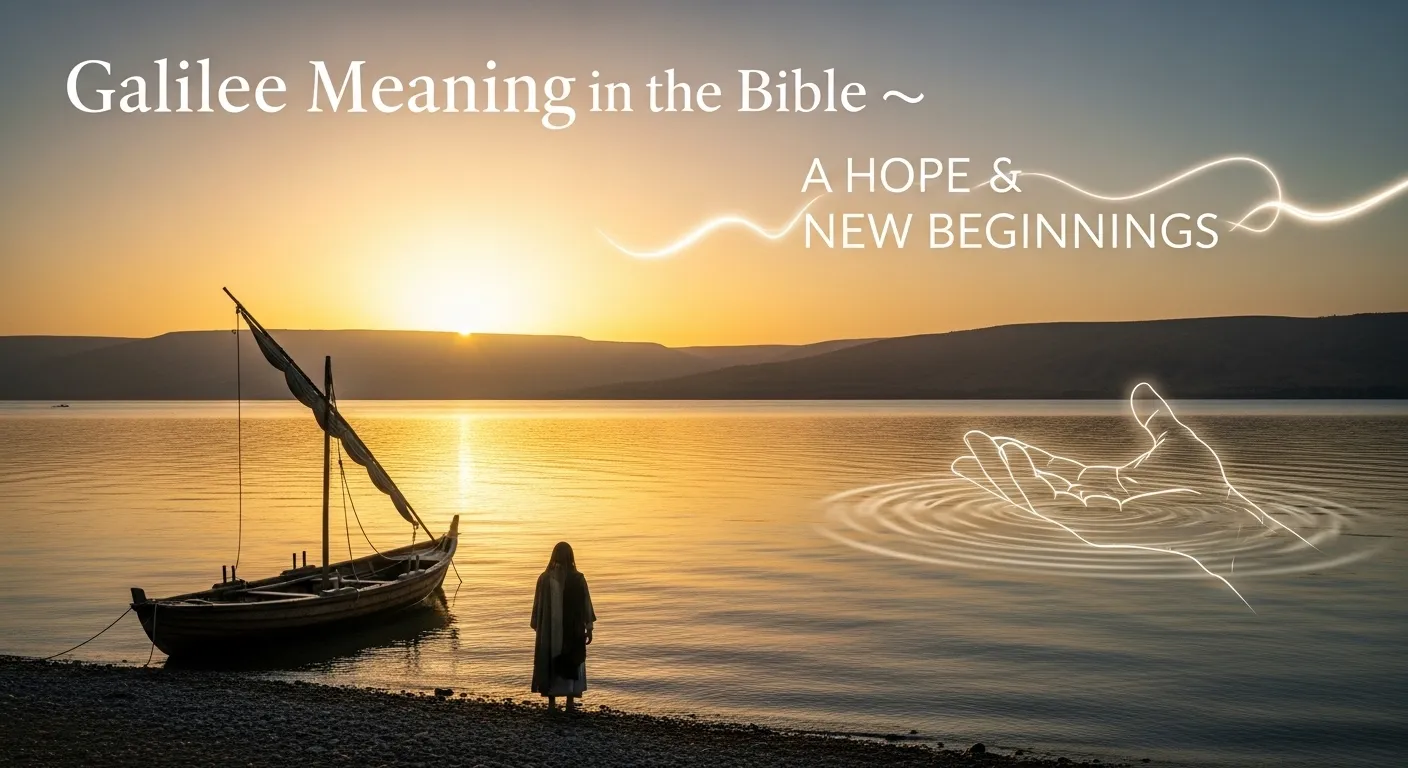 Galilee Meaning in the Bible