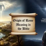 Origin of Rome Meaning in the Bible
