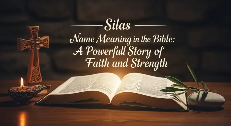 Silas Name Meaning in Bible
