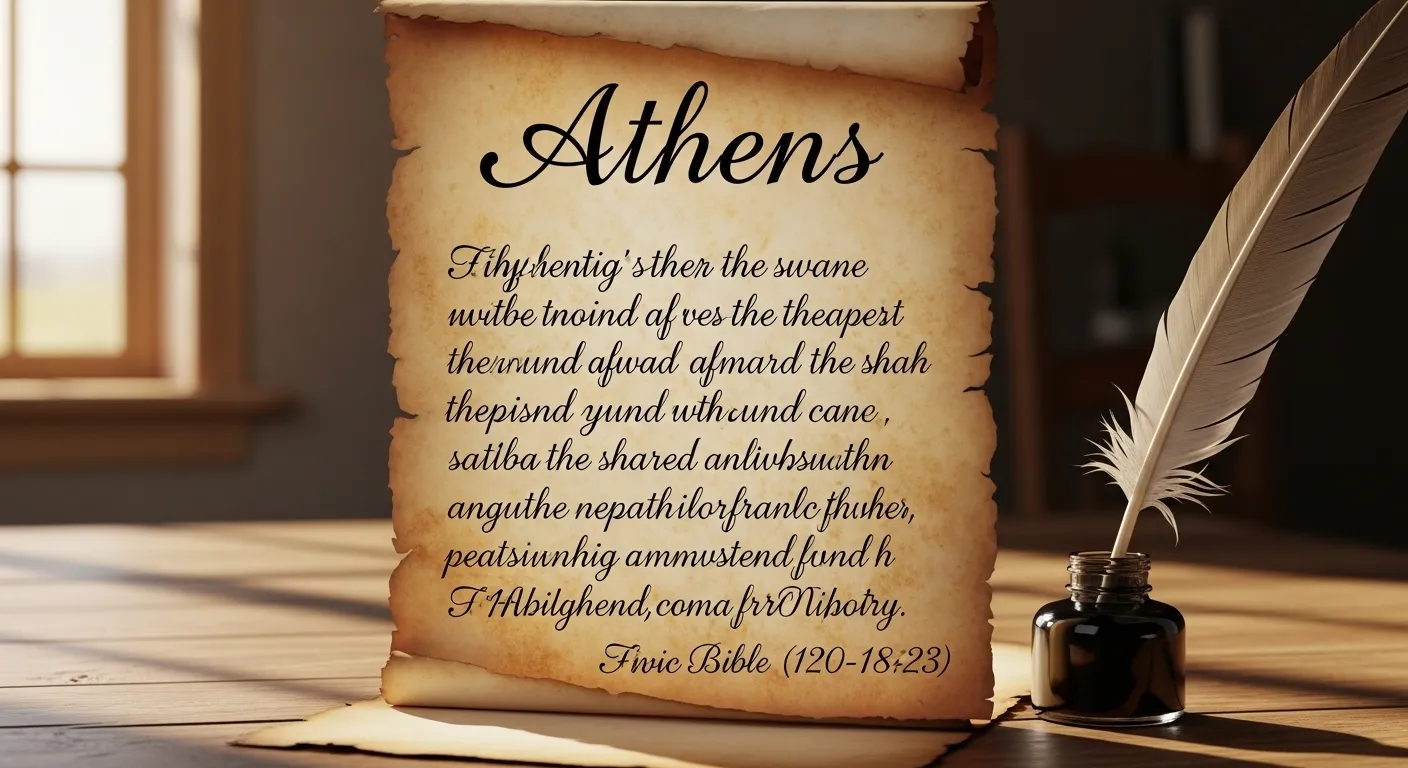 Athens Meaning in the Bible
