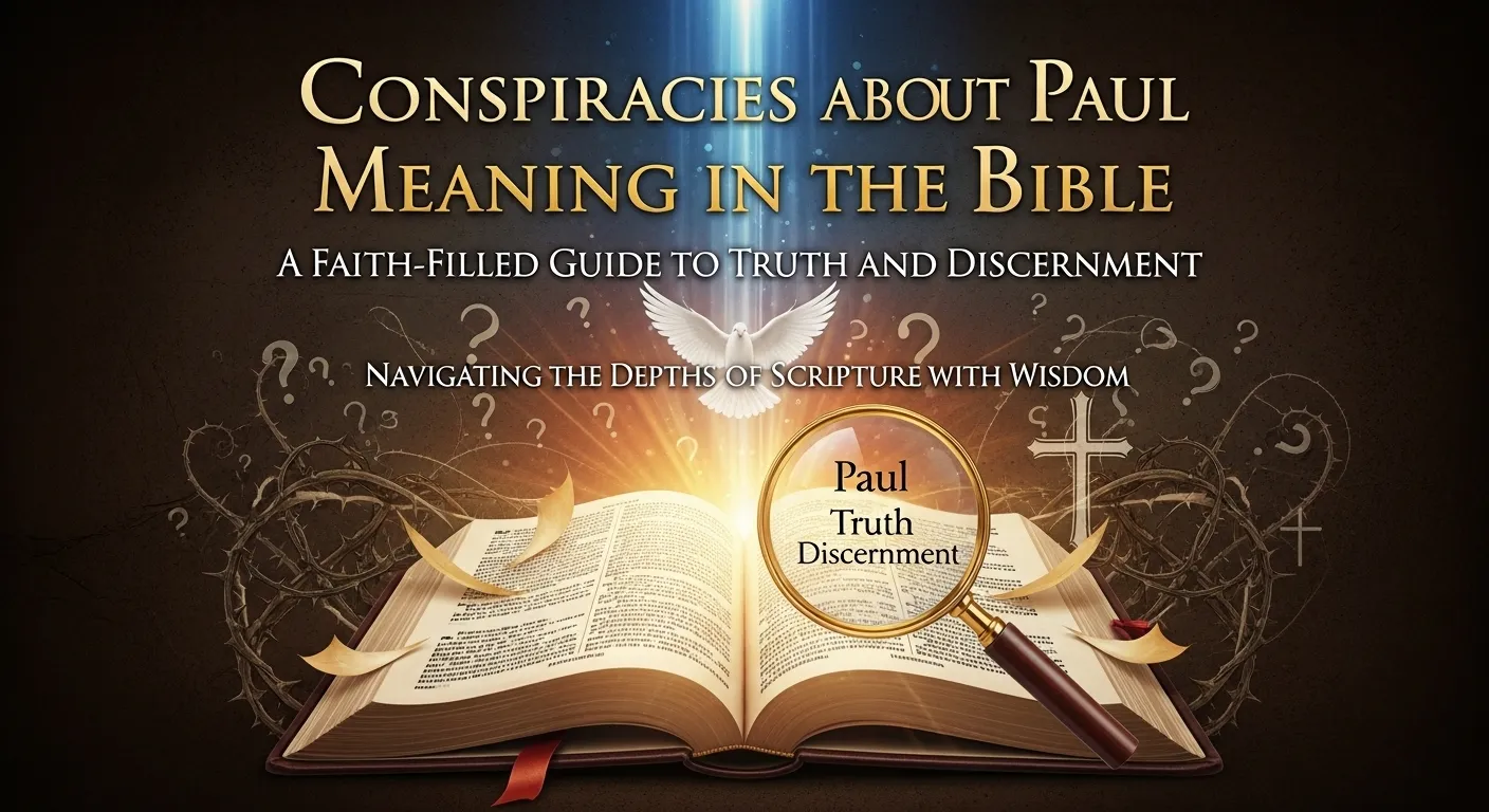 Conspiracies About Paul Meaning in the Bible
