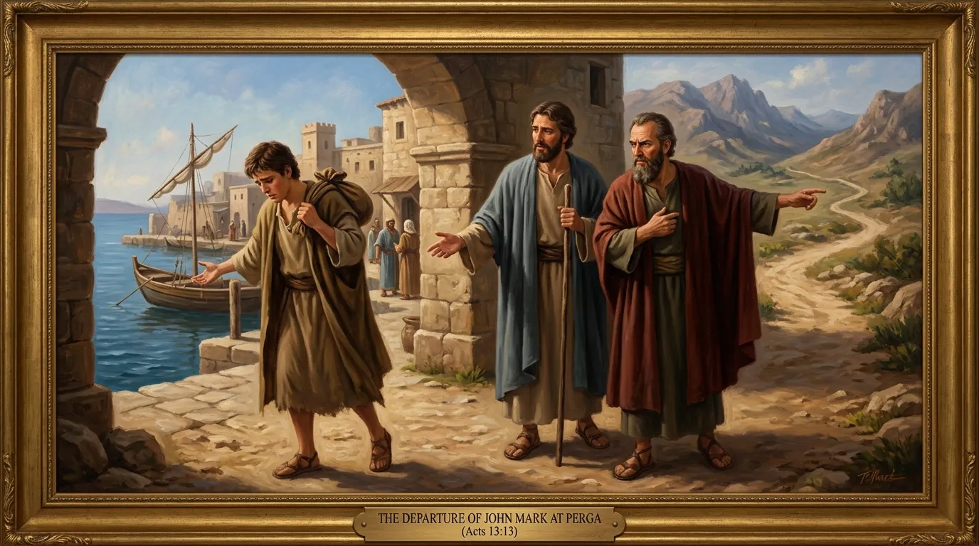 Mark Leaving Paul Meaning in the Bible