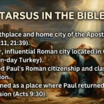 Tarsus Meaning in the Bible