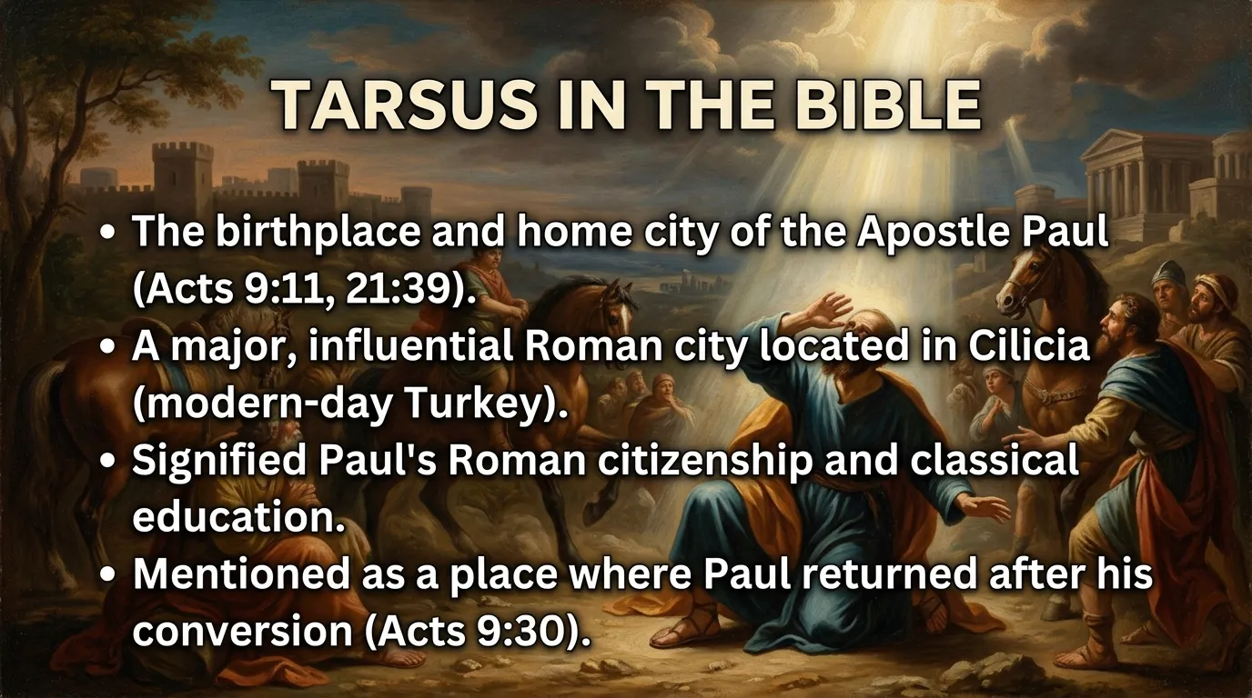 Tarsus Meaning in the Bible