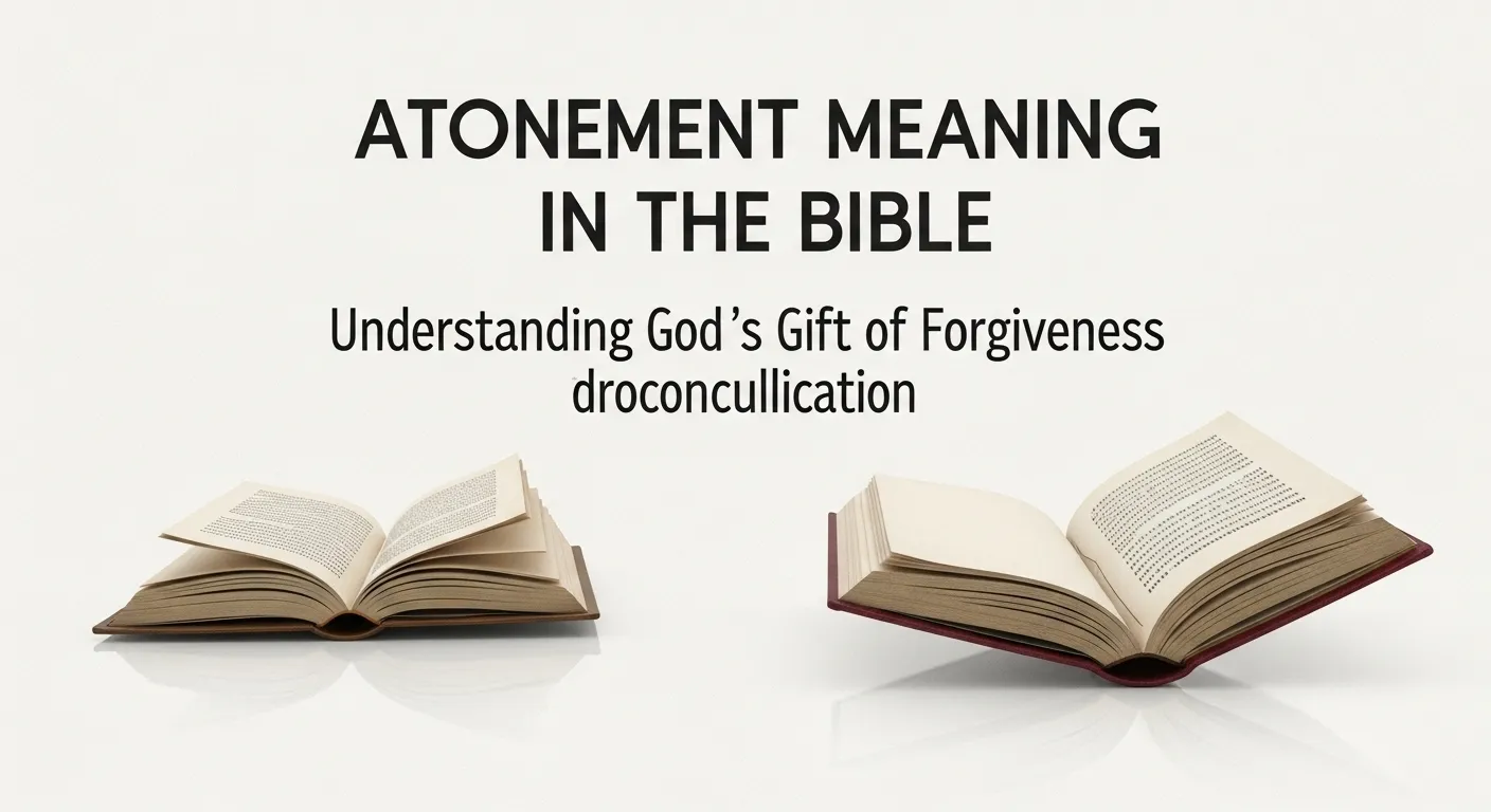 Atonement Meaning in the Bible