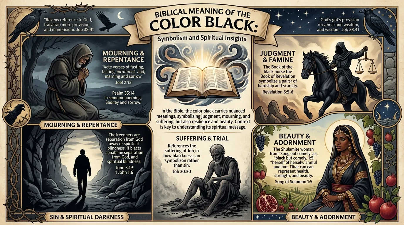 Color Black Meaning in the Bible