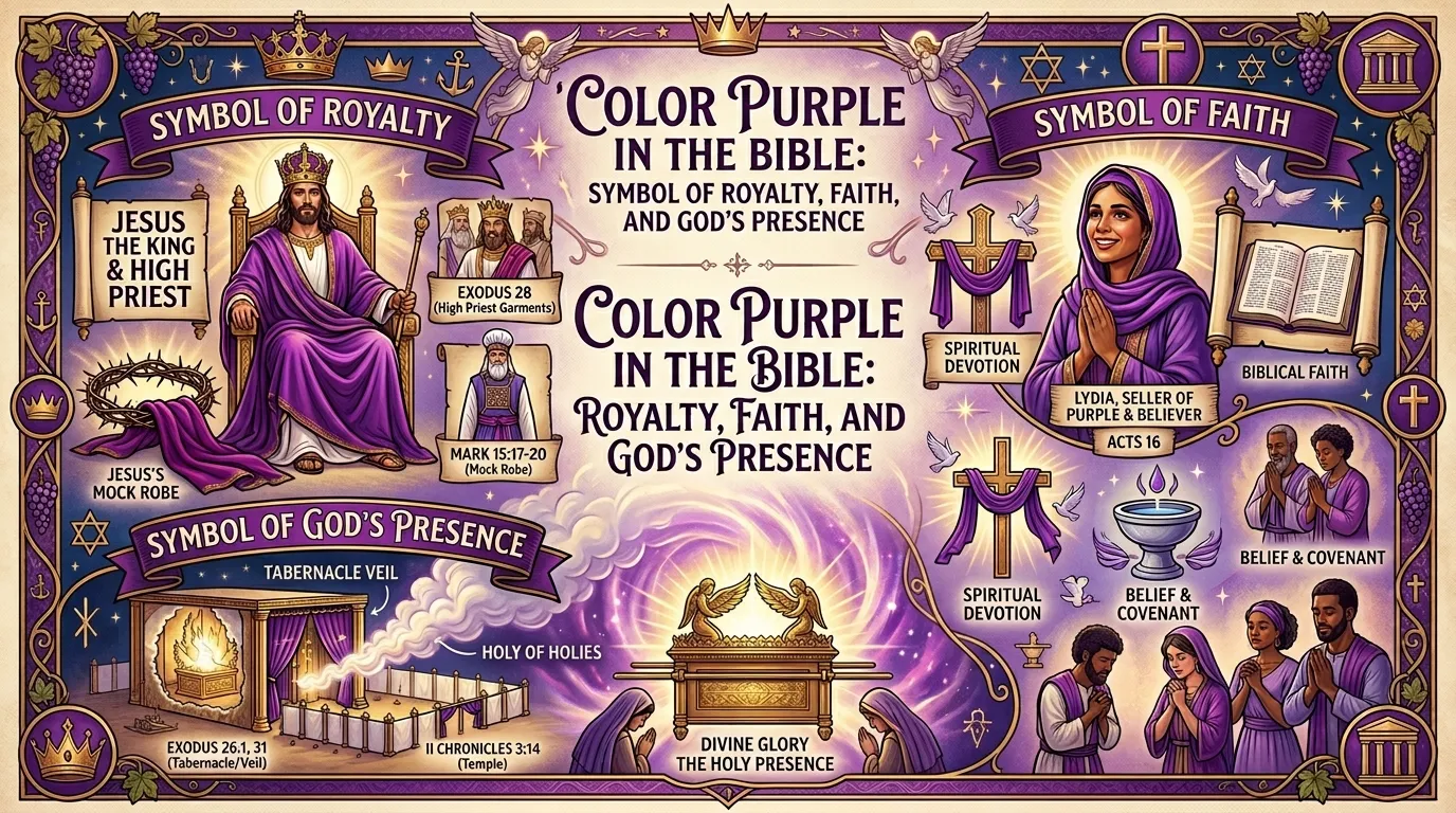 Color Purple Meaning in the Bible