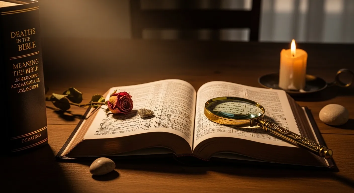 Deaths in the Bible Meaning in the Bible
