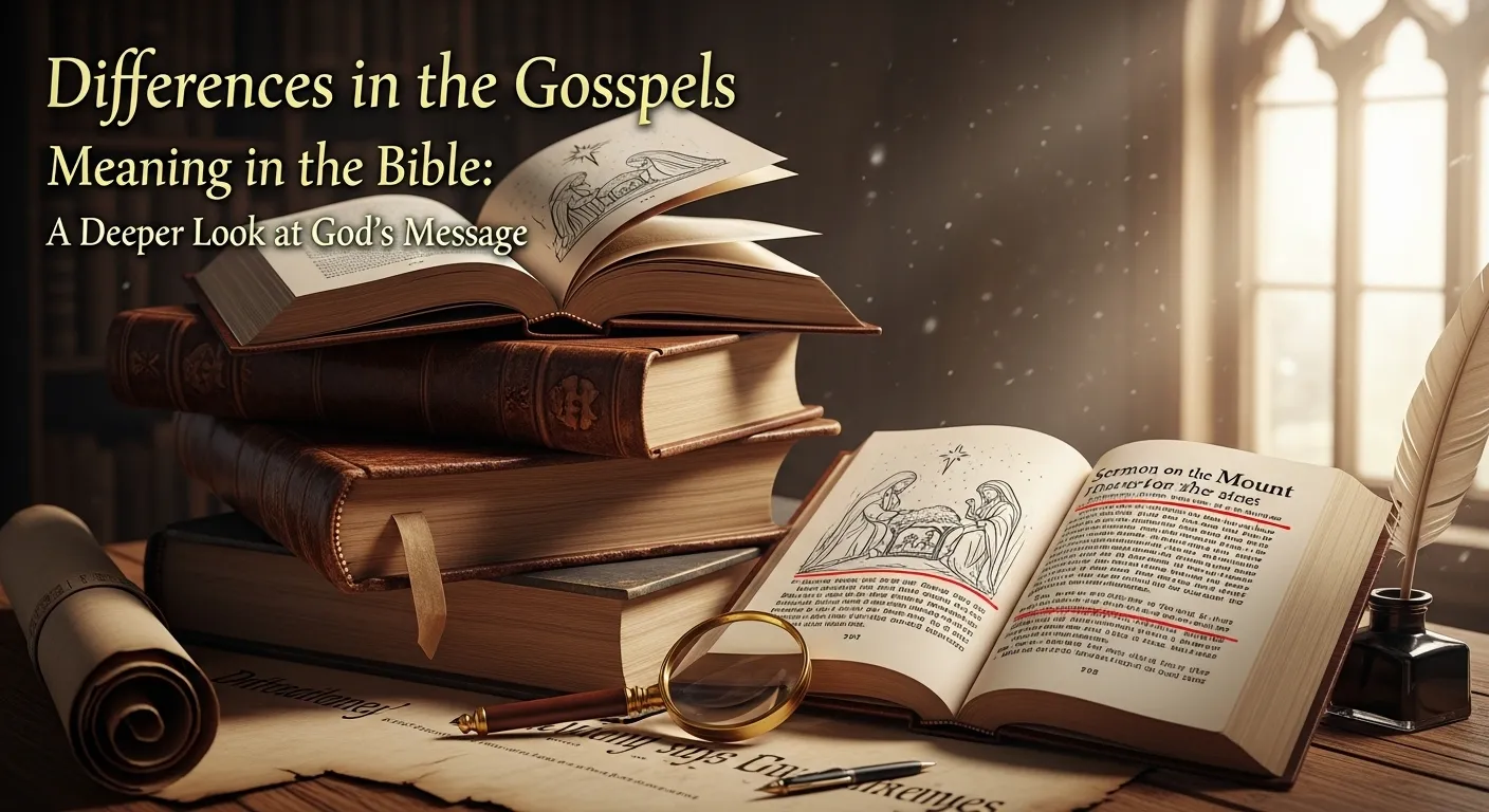 Differences in the Gospels Meaning in the Bible