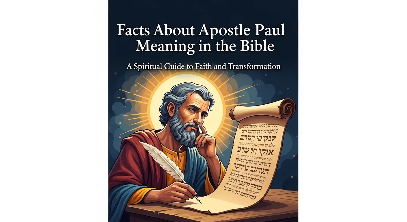 Facts About Apostle Paul Meaning in the Bible