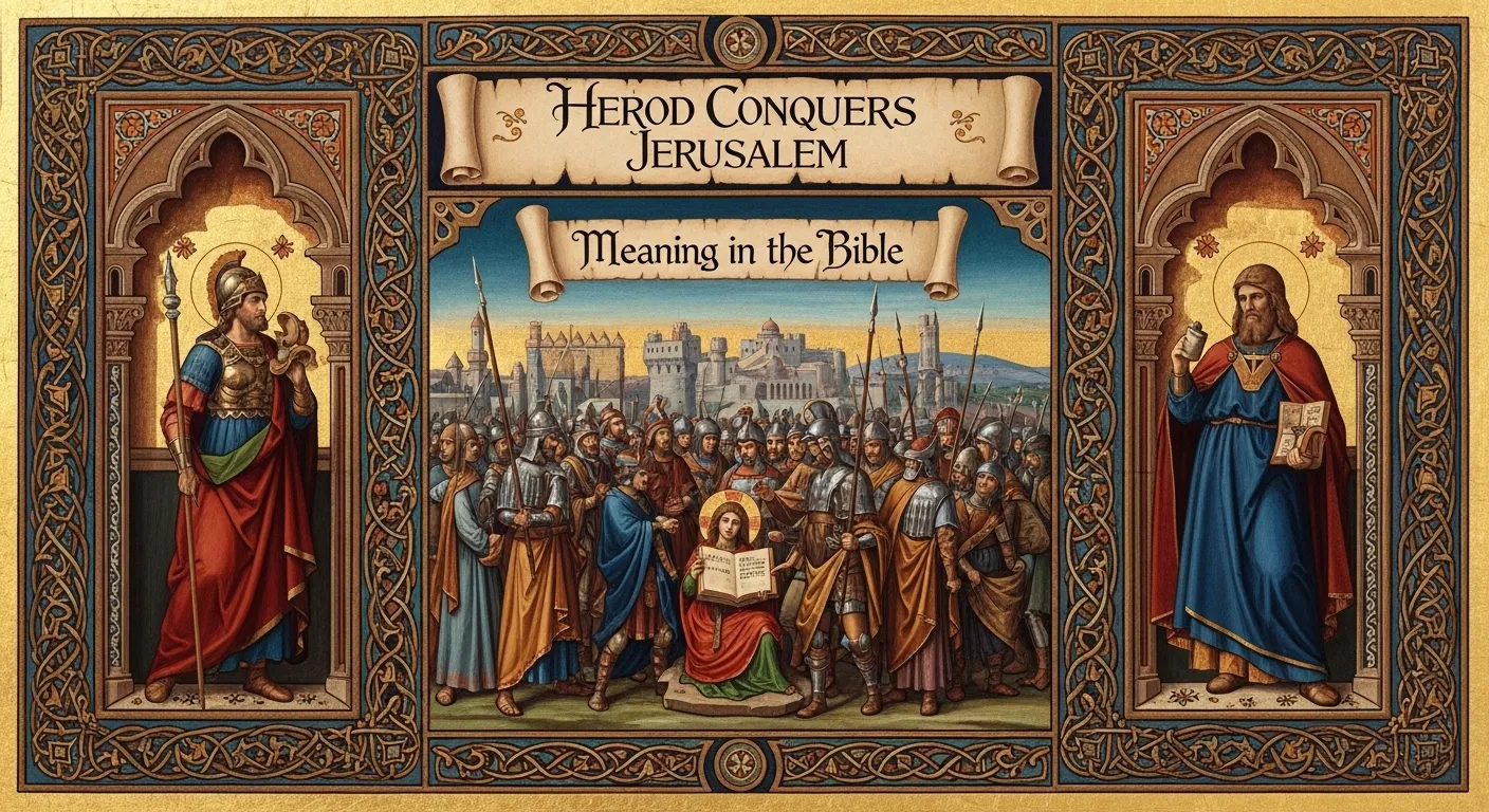 Herod Conquers Jerusalem Meaning in the Bible