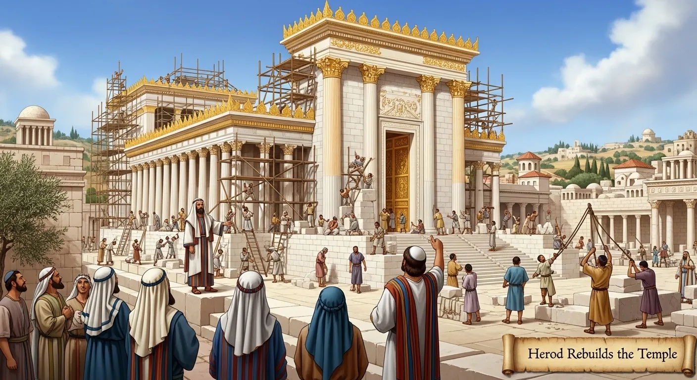 Herod Rebuilds Temple Meaning in the Bible