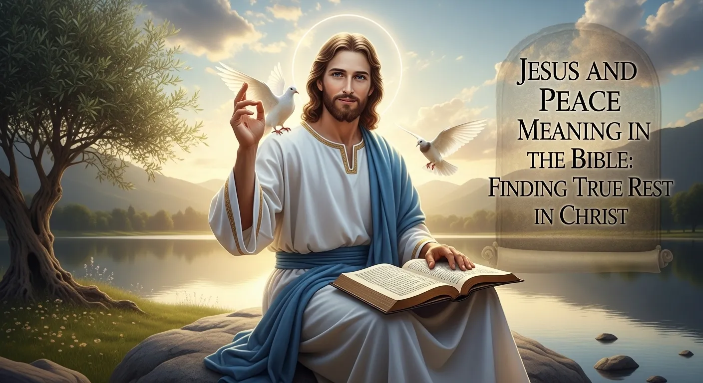 Jesus and Peace Meaning in the Bible