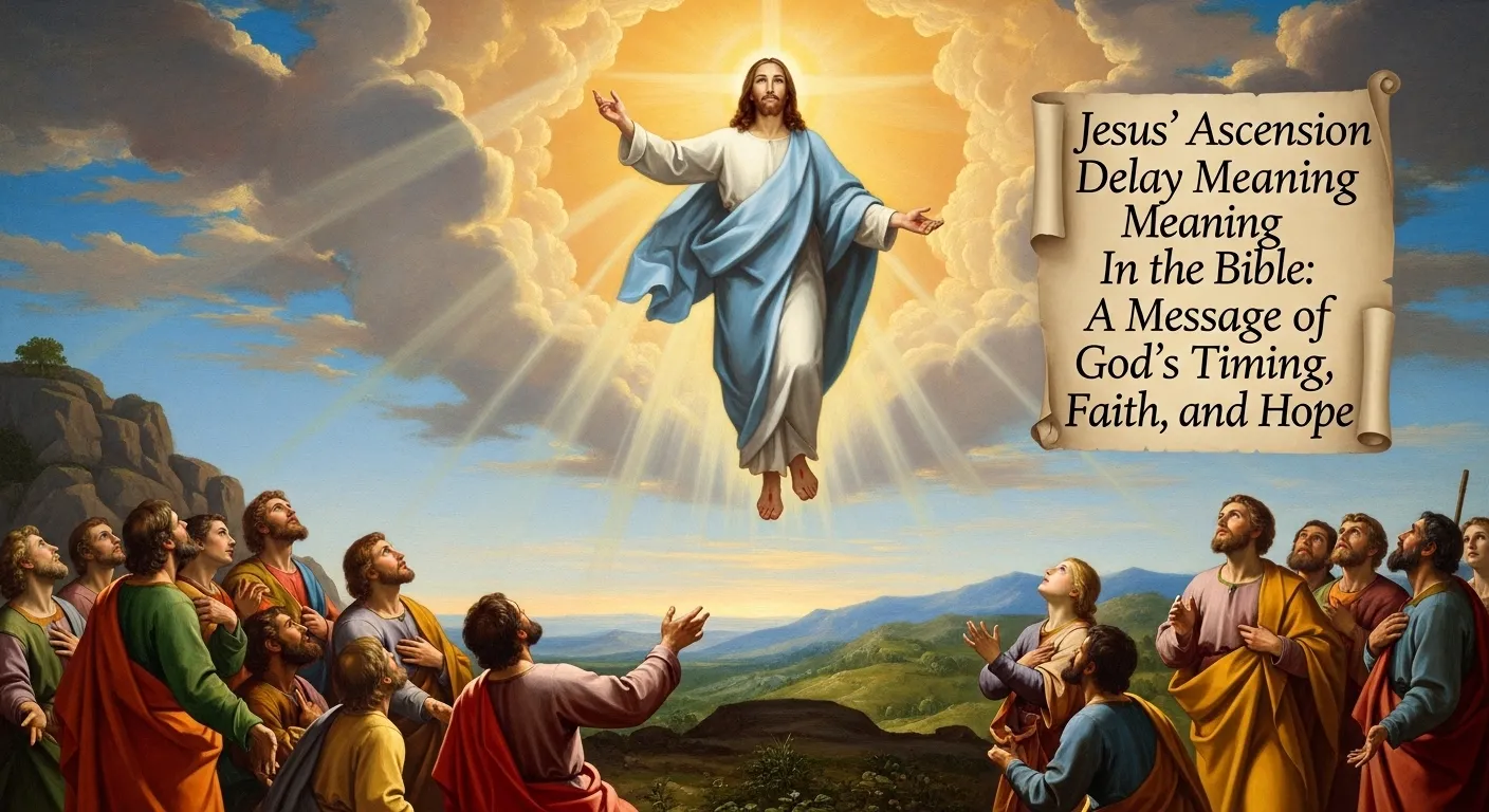 Jesus’ Ascension Delay Meaning in the Bible
