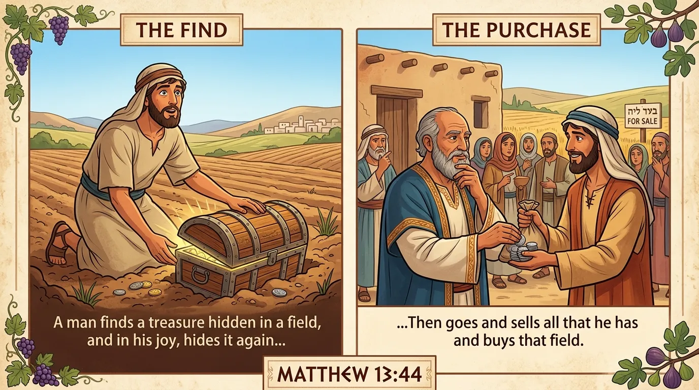 Parable of Hidden Treasure Meaning in the Bible
