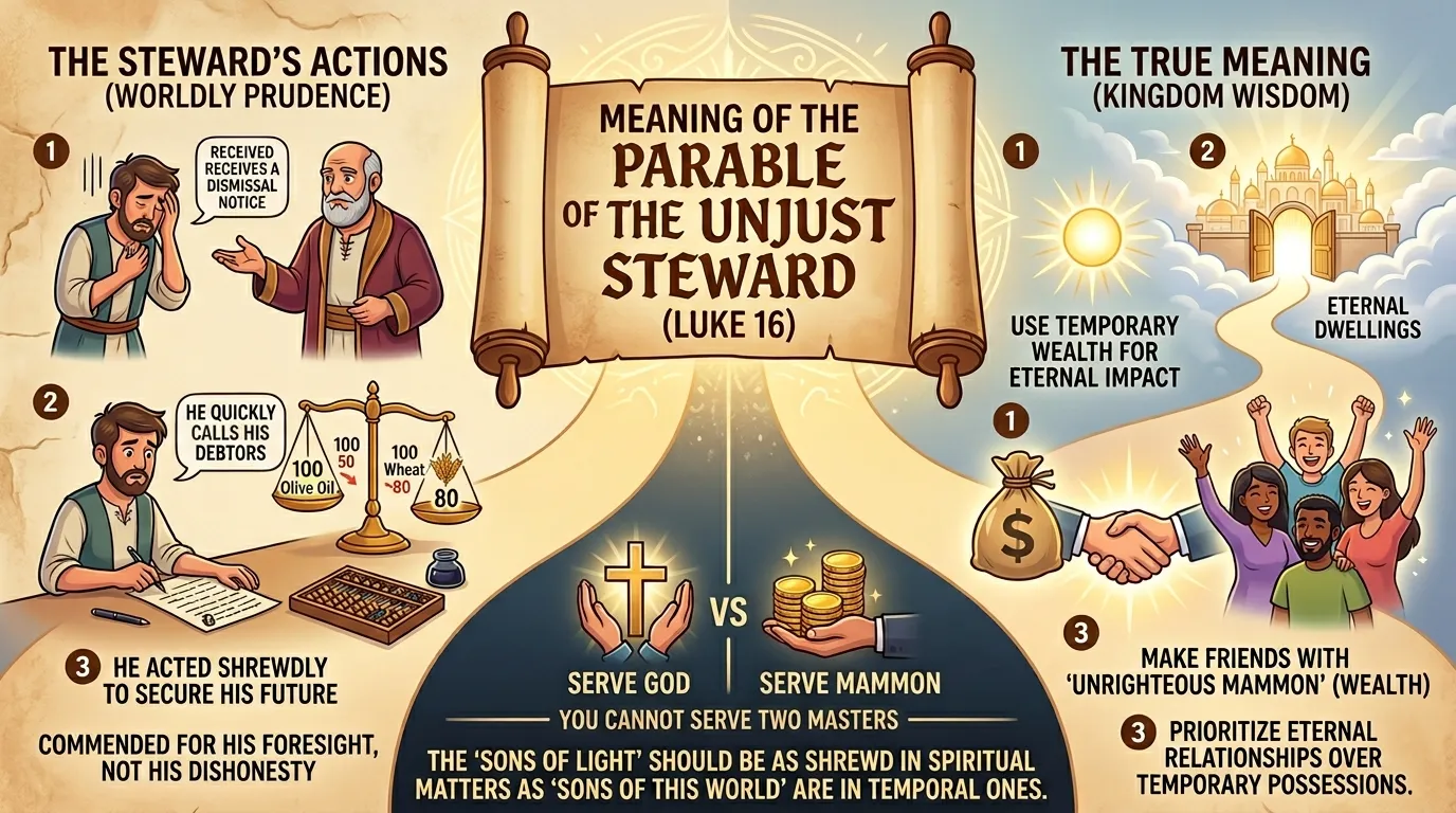 Parable of Unjust Steward Meaning in the Bible