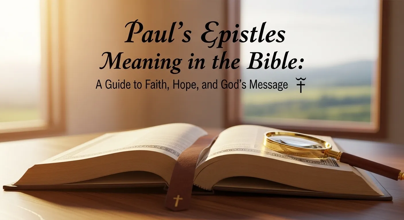 Paul’s Epistles Meaning in the Bible