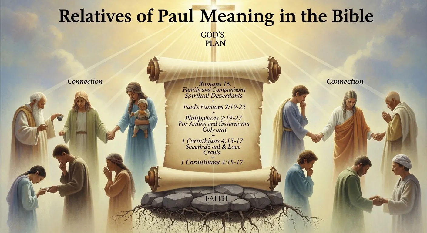 Relatives of Paul Meaning in the Bible
