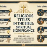 Religious Titles Meaning in the Bible