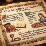 Rubies Meaning in the Bible